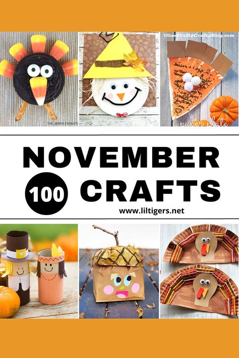 November Crafts For 1st Grade, November Art For Preschoolers, Kids Crafts November, November Themed Crafts, Kids November Crafts, November Crafts Kindergarten, November Crafts For Kindergarten, Easy November Crafts For Kids, Thanksgiving Craft For Kindergarten