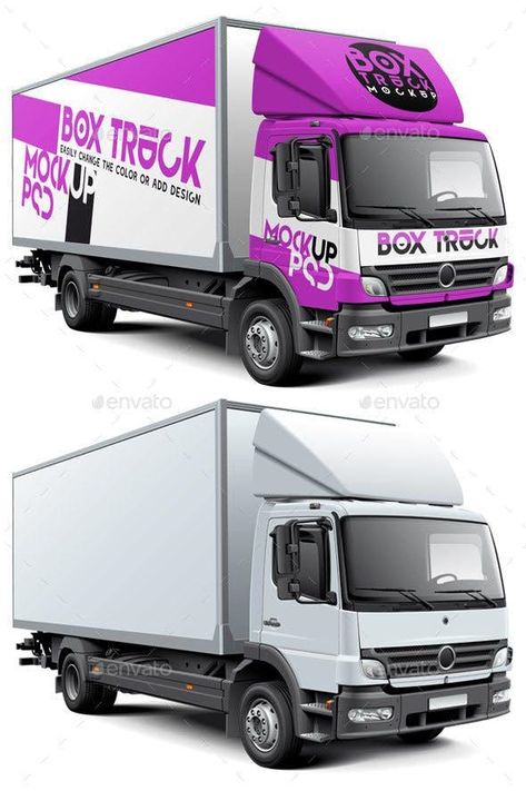 Box Truck Mockup #GraphicRiver #graphics #MockUp #templates #graphicdesign #design #psd #PrintMockups #designcollection #ProductMockup #PrintTemplate #PSDTemplates #MockupDesign #graphicdesigner #PrintDesign #graphicresources #template #MockupTemplates Company Truck Design, Box Truck Wrap Design, Delivery Truck Design, Truck Wraps Graphics, Logistics Logo, Delivery Trucks, Service Template, Vehicle Signage, Truck Boxes