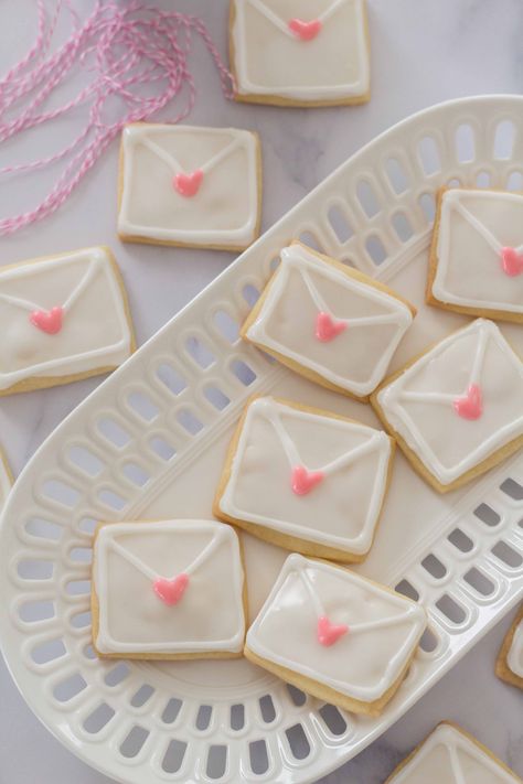 Love Letter Butter Cookies - Handmade Farmhouse Mmm Cookies, Letter Cookies, Farmhouse Recipes, Butter Shortbread Cookies, Homemade Lollipops, Apple Cream Cheese, Cooking From Scratch, Cream Cheese Danish, Handmade Farmhouse