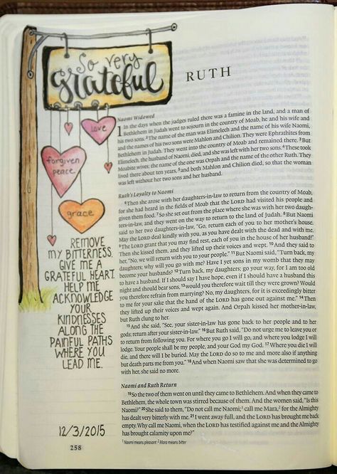 Ruth Chapter 1, Ruth Bible, Joel Osteen Quotes, Ruth 1, Bible Drawing, I Relate, Bible Journaling Ideas Drawings, Bible Doodling, Inspire Bible Journaling