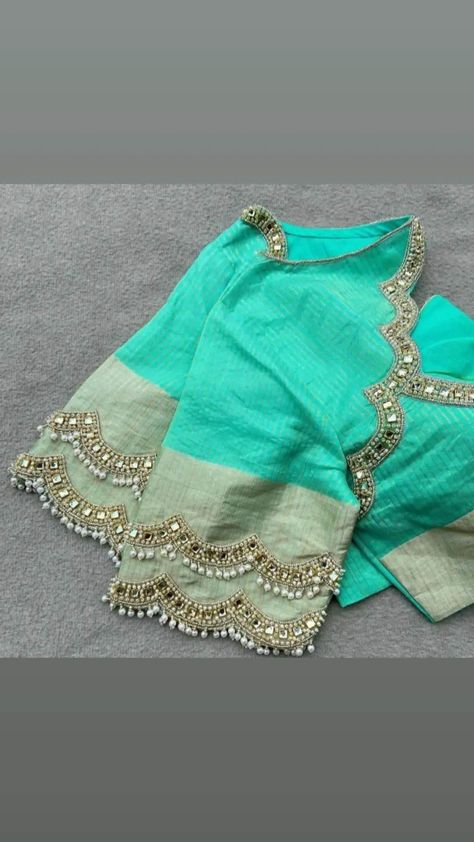 Green Blouse Designs, 50 Blouse Designs, Pink Blouse Designs, Magam Work, Mirror Work Blouse Design, Aari Design, Latest Bridal Blouse Designs, Blouse Designs Catalogue, Latest Blouse Designs Pattern