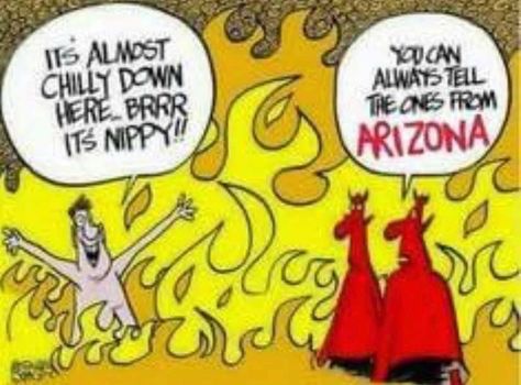 Arizona Humor, Hvac Humor, Hvac Business, Hvac Hacks, Living In Arizona, Hvac Unit, Summer Humor, The Undertaker, Dry Heat