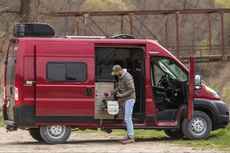 Indoor Outdoor Kitchen, Six Figures, Portable Toilet, Solar Charging, Flexible Design, Camper Van, Recreational Vehicles, Bucket List, Product Launch