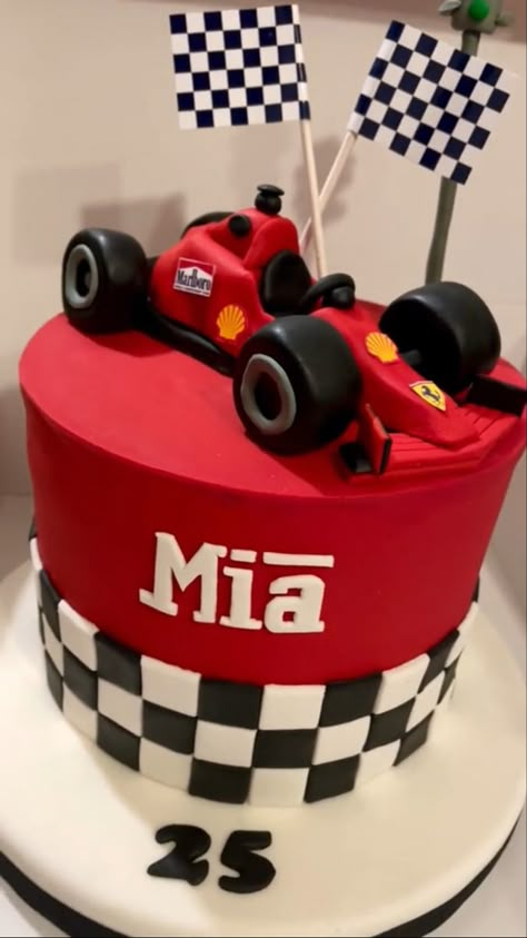 Ferrari Cake, Race Car Cakes, Cars Birthday Cake, Car Birthday Theme, Race Car Birthday Party, Cars Theme Birthday Party, Funny Birthday Cakes, Pink Birthday Party, Birthday Cakes For Men