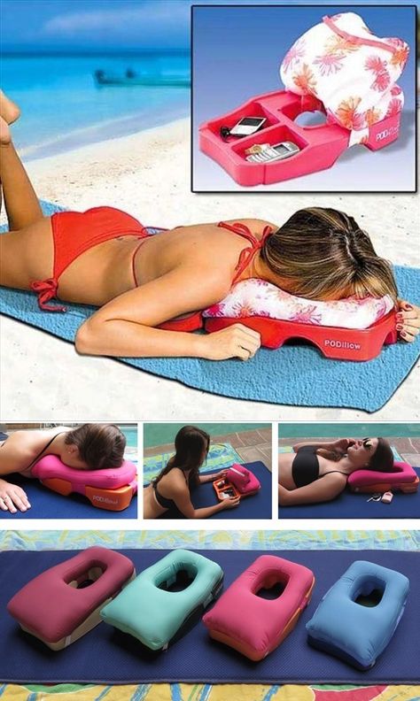 sunbathing pillow Genius Ideas, Handy Dandy, Take My Money, Cool Stuff, Cool Gadgets, Design Branding, Tanning, Summer Time, Sake