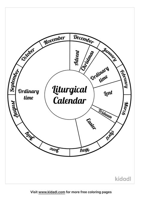 Catholic Liturgical Calendar, Church Calendar, Liturgical Calendar, Godly Play, Calendar March, Faith Formation, Religious Education, Kids Calendar, Bible Lessons