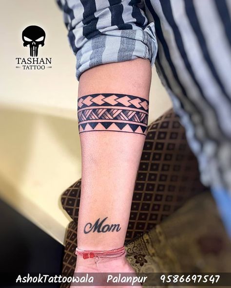 Wrist Band Tattoo Design, Tattoo Bands For Men, Bicep Band Tattoo, Tattoo Bend, Band Tattoo Stencil, Nepali Tattoo, Arm Band Tattoo Designs, Hand Band Tattoo, Tattoos Pulseras