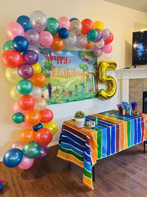 Rainbow Birthday Party Ideas, Colorful Party Inspiration, Crayon Party Decorations, Rainbow Balloons Bright Color Party, Rainbow Birthday Party Ideas, Crayon Party, Birthday Party Essentials, Balloons For Birthday, Color Party, Rainbow Birthday Party, Rainbow Balloons, Party Essentials