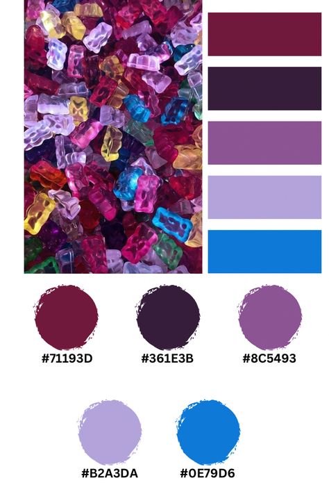 Jewel Tone Color Palette Hex Code, Blue Purple Red Color Palette, Hex Color Palette Green, Purple Hex Codes, Artful Agenda, Blue Hex Code, Color Palette Hex Codes, Color Palette With Hex Codes, Orange Hex