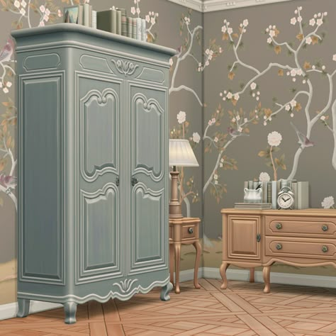 Sims 4 Beds, Ts4 Mods, Furniture Cc, Rococo Furniture, Regency Furniture, Sims Houses, Sims 4 Anime, Royal Furniture, Sims 4 Mm Cc