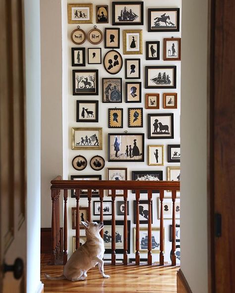 The Farmhouse Project (@thefarmhouseproject) • Instagram photos and videos Galley Wall, Nora Murphy Country House, Nora Murphy, Eclectic Farmhouse, Vintage Silhouette, The Farmhouse, Country Style Homes, Silhouette Art, Inspiration Wall