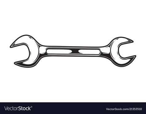 Spanner Tattoo, Wrench Drawing, Wrench Tattoo, Air Conditioning Logo, Grandparents Tattoo, Logo Moto, Galaxy S8 Wallpaper, S8 Wallpaper, Tool Tattoo