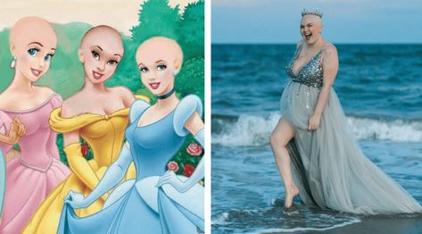 Bald Princess, Bald Head Women, Disney Now, Bald Head, Princess Inspired, Bald Heads, Walt Disney Studios, Wall Papers, Disney Studios