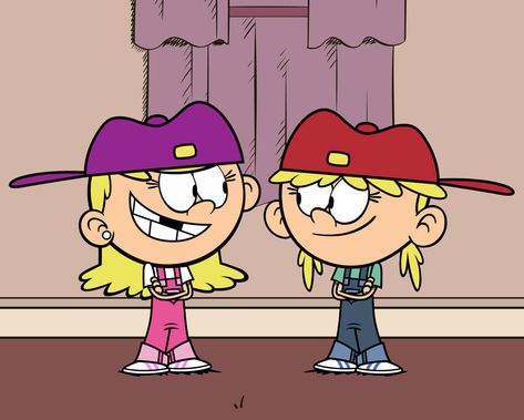 Loud House Sisters, Lola Loud, Lynn Loud, The Loud House Fanart, Loud House Characters, Nickelodeon Cartoons, House Fan, Loud House, Big Family