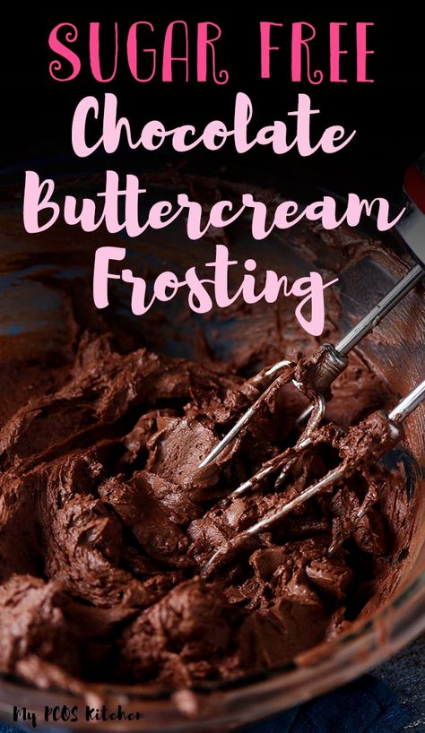 This keto chocolate frosting is simply off the charts! Super easy to make and the best low carb buttercream frosting recipe you'll ever make! Sweetened with erythritol and stevia, it's the best sugar free chocolate frosting! Best Chocolate Frosting Recipe, Chocolate Buttercream Frosting Recipe, Sugar Free Frosting, Chocolate Cream Cheese Frosting, Keto Chocolate Cake, Chocolate Buttercream Frosting, Buttercream Frosting Recipe, Keto Friendly Desserts, Chocolate Cream Cheese