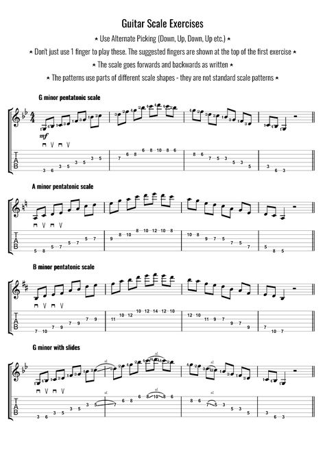 Scales Guitar, Pentatonic Scale Guitar, Guitar Scale, Blues Guitar Lessons, Guitar Exercises, Pentatonic Scale, Guitar Scales, Blues Guitar, A Minor