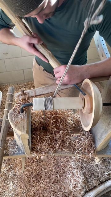 Grant Hawkes on Instagram: "Bowls, made by hand from salvaged wood on a homemade lathe with homemade tools. They aren’t perfect by any means, but it’s the human part of the process that I like so much anyhow. Each bowl has marks from handmade tools, strokes of the maker’s hands left to create a connection between bowl, maker, user, and tree. That kind of relationship is important and I’m very grateful for all the folks who have been following along recently, and hope you too can develop some connection with the simple things you use everyday. I’d love to know, is there some item in your life that connects you with its maker, material, or place when you use it? - - - #wildfolkwanderer #polelathe #polelathebowl #intentionalconsumerism #handmadelife #plasticfree #utahartist #utahsmallbus Bowl Lathe, Homemade Lathe, Handmade Tools, Small B, Homemade Tools, Salvaged Wood, Simple Things, The Maker, Lathe