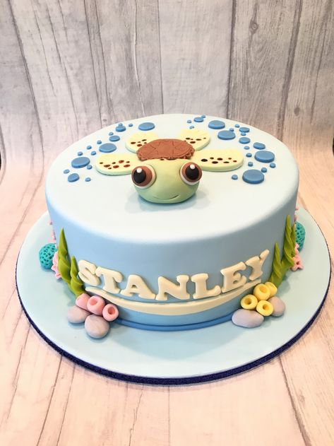 Sea Turtle Smash Cake, Easy Turtle Cake, Turtle Smash Cake, Turtle Baby Shower Cake, Tortoise Cake, Sea Turtle Cake, Turtle Birthday Cake, Simple First Birthday, Elephant Teapot