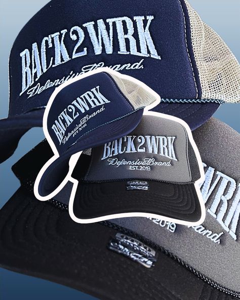 Our Back2Wrk Trucker features: Foam front panel for maximum comfort. 💆 Adjustable snap. 🔘 Slight curved visor to compliment face shape. Embroidered design to last forever. ♾️ Trucker Cap Design, June 19, Cap Design, Face Shape, Embroidered Design, Trucker Cap, Face Shapes, Trendy Fashion, Shirt Designs