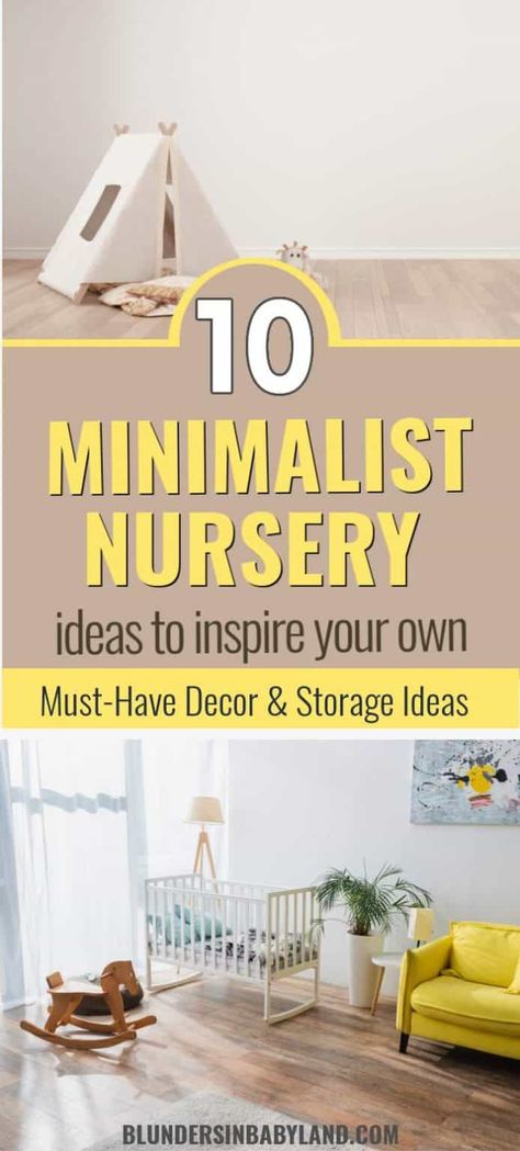 10 Minimalist Nursery Ideas to Inspire Your Own Minimal Nursery Ideas, Minimalist Nursery Ideas, Nursery Ideas Modern, Nursery Floor Lamp, Minimalist Baby Room, Crib Storage, Minimal Nursery, Jungle Themed Nursery, Ikea Nursery