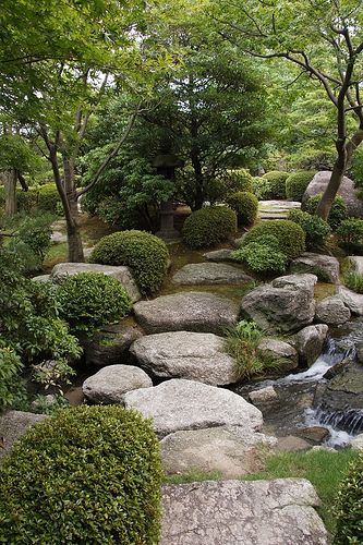 Japanese Garden Decor, Taman Air, Japanese Garden Landscape, Japanese Tea Garden, Japanese Zen Garden, Japan Garden, Japanese Garden Design, Asian Garden, Have Inspiration