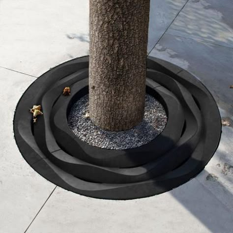 Tree Circle Landscape, Tree Grate, Urban Ideas, Urban Furniture Design, Public Space Design, Landscape Elements, Concrete Furniture, Urban Furniture, Street Furniture