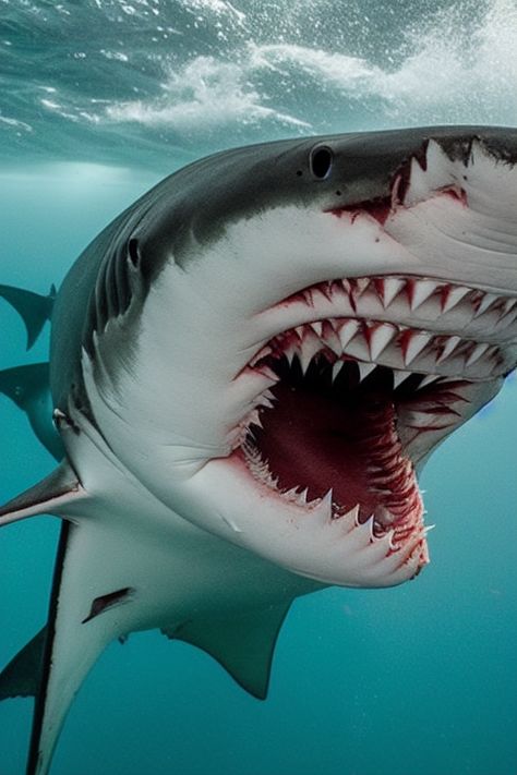 Shark Attack! The Most Aggressive and Powerful Sharks Sharp Teeth, In The Ocean, Sharks, The Ocean, Animals, Nature