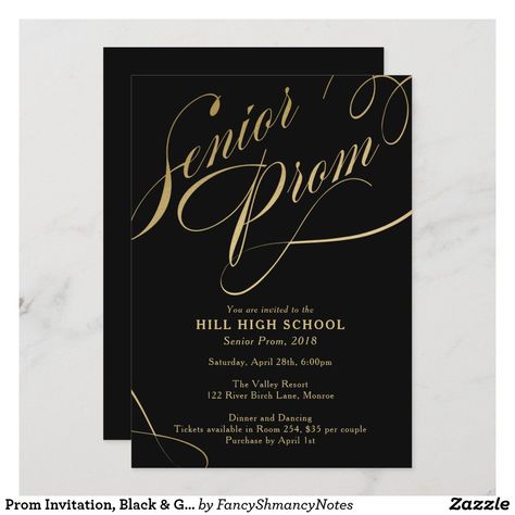 Prom Invites, Formal Invitations, Prom Planning, Prom Gold, 50th Anniversary Invitations, Prom Decor, Prom Theme, Queen Birthday, Senior Gifts