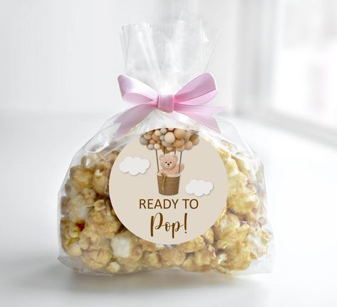 Hot Air Balloon Party Theme Walmart, Teddy Bear Sprinkle, Bear Favor Ideas, Teddy Hot Air Balloon, Teddy Bear Shower Favors, We Can Bearly Wait Favors, Hot Air Balloon Favors, We Can Bearly Wait Party Favors, We Can Bearly Wait Treats