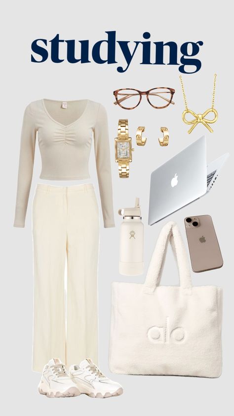 studying outfit 🤎 #wishlist #vanillaaesthetic #vanillagirl #vanilla #vanillagirlwishlist #study #studyingaesthetic #comfy #cozy #college #collegeinspo Studying Outfit, Cozy College Outfit, Study Outfit, College Outfit, Comfy Cozy, College Outfits, Vanilla