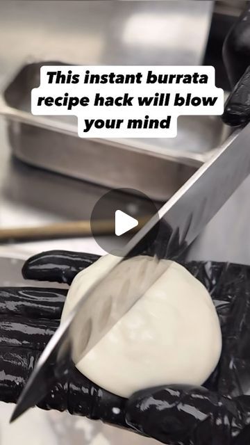 Chef NPH and Chef Yam on Instagram: "This instant burrata cheese recipe hack will blow your mind, or insult your Italian Nona. Full video in our bio  #burratacheese #burratarecipe #burrata" Barata Cheese Recipe, Buratta Recipe Dinners, Buratta Recipe, Burrata Cheese Recipe, Burrata Recipe, Burrata Cheese, Herb Sauce, Cheese Making, Grazing Table