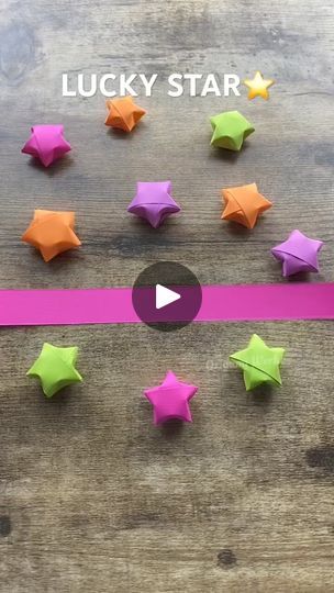 848K views · 6.5K reactions | ORIGAMI LUCKY STAR STEP BY STEP | EASY TUTORIAL LUCKY STAR ORIGAMI PAPER CRAFT ORIGAMI WORLD STAR via：Origami World | KTCrafts How To Make Paper Stars Step By Step, Origami For Kids Step By Step, Origami Stars Step By Step, How To Make Paper Stars, Paper Stars Tutorial, Oragami Ideas Cute, Lucky Star Origami, Sticky Note Origami, Fun Origami