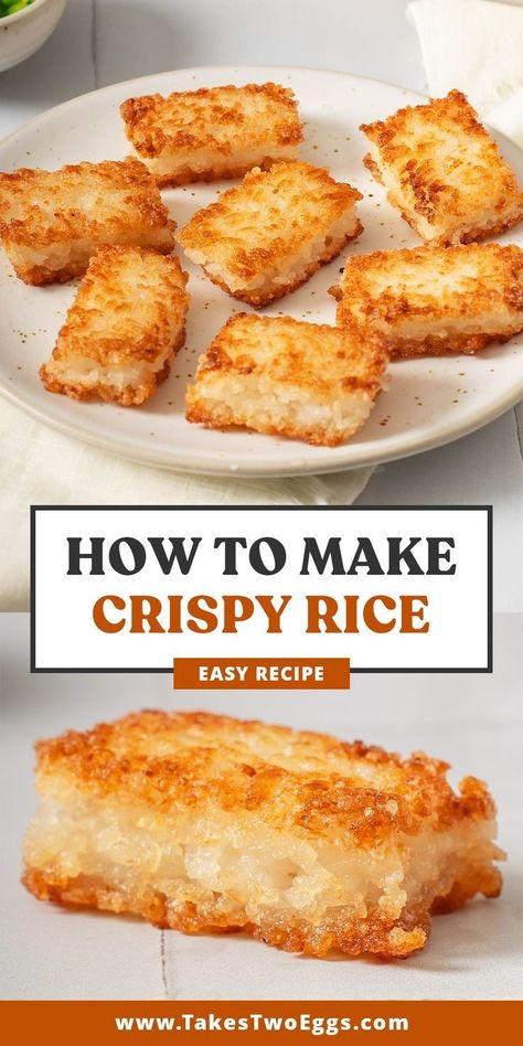 Rice Side Dish Recipes, Rice Cake Recipes, Rice Side Dishes, Crispy Rice, Sushi Recipes, Think Food, Rice Crispy, Couscous, Rice Recipes