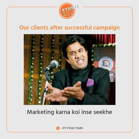 #trendingmeme "Our Clients After Successful Campaign Marketing Karna Koi Inse Seekhe" Stay tuned for more funny memes Contact us now for Business Specific Branding Solution Call Now - 9106575685 info@kyanitemedia.in . . . #Memes #meme #marketingmemes #memesworld #socialmediamarketing #digitalmarketing #socialmedia #marketing #branding #business #marketingdigital #seo #onlinemarketing #contactus #socialmediamarketing #followus #Branding #BrandingSolution Digital Marketing Humor, Marketing Meme, Marketing Humor, Cables And Wires, Social Media Campaign Design, Digital Advertising Design, Education Poster Design, It Solution, Adobe Photoshop Design