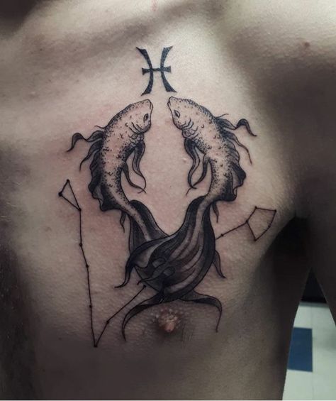 Pisces Pisces Male, Tattoo Pisces, Pisces Tattoo, Astrology Tattoo, Pisces Tattoos, Astrology, Tattoo Ideas, Tattoos