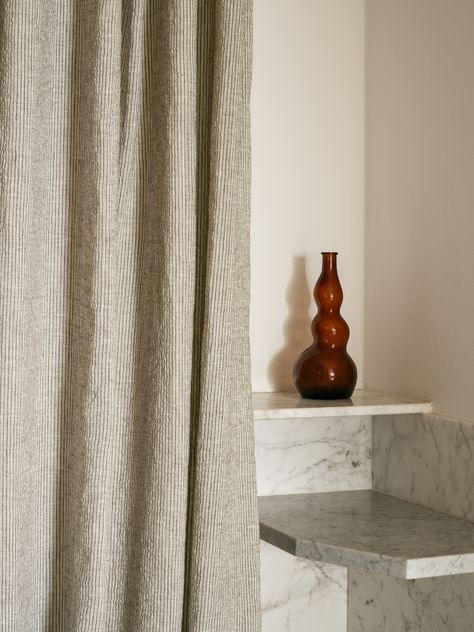 Kieffer fabric Leveche Linen Curtain, Striped Curtains, How To Install Wallpaper, Custom Cushions, Made To Measure Curtains, Linen Curtains, Retail Space, Pure Linen, Three Color