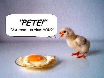 easter humor pete is that you chick to fried egg Funny Photo Captions, Funny Photos Of People, Funny Pictures With Captions, Easter Humor, Funny Captions, Learn Chinese, Chuck Norris, Holiday Humor, Funny Animal Pictures