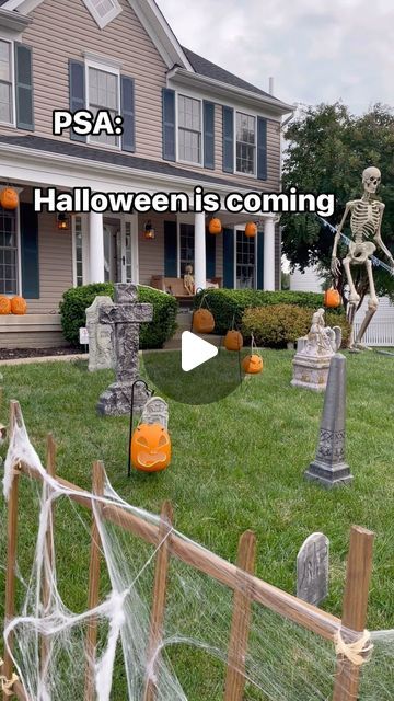 The Haunting of Country Manor on Instagram: "Spooky season PSA . #isithalloweenyet #halloweencountdown #countdowntohalloween #thisishalloween #spookyseason #spookyseasonbegins #graveyard #homehauntersofinstagram #homehaunters #yardhaunt #halloweeneveryday #halloween365 #trickortreat #thehauntingofcountrymanor" Creepy Diy, Haunted Graveyard, Halloween Decor Ideas, Yard Haunt, Country Manor, Diy Halloween Decor, Halloween Countdown, Halloween Everyday, A Haunted House