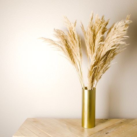 Hanging Pampas, Dried Decor, Dc Apartment, Centerpieces Floral, Faux Stems, Rose Floral Arrangements, Happy Harvest, Dried Pampas, Floral Installations