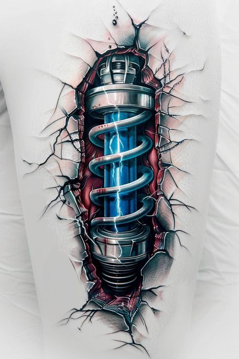 Biomechanical Tattoo Design, Cool Easy Drawings, Mechanic Tattoo, Christ Tattoo, Biomechanical Tattoo, 3d Tattoos, Arm Sleeve Tattoos, 3d Tattoo, Tattoo Project