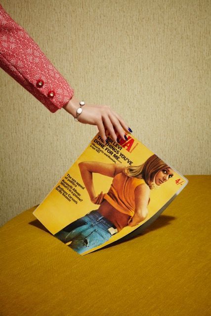 Cult magazine Nova and its nods to “eroticism and extortion”  photographed in a suitably 70s setting. Sarah Parker, Magazine Editorial, Prop Styling, Hand Model, Mellow Yellow, Product Photography, Still Life Photography, Set Design, Art Direction