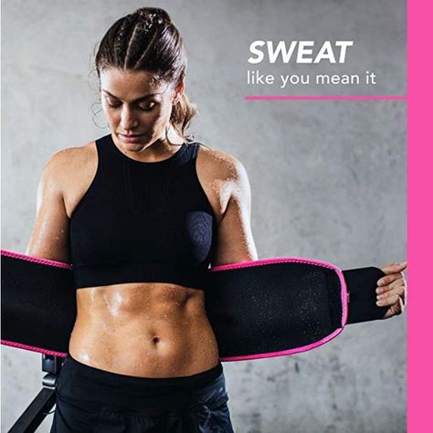 The Sweet Sweat Waist Trimmer is contoured to fit around your waist comfortably and is naturally flexible to allow for a full range motion. Made with extra thick, Premium CR Neoprene for an enhanced sweating experience. Grid inner lining will not only repel moisture & sweat absorption but also limit slipping and bunching during exercise. Includes Mesh bag to Wash & Store your Waist Trimmer. Exercise Clothes For Women, Sweet Sweat Waist Trimmer, Curvy Outfit Ideas, Sweat Waist Trainer, Martial Arts Equipment, Waist Trimmer Belt, Sweat Belt, Sweet Sweat, Exercise Clothes