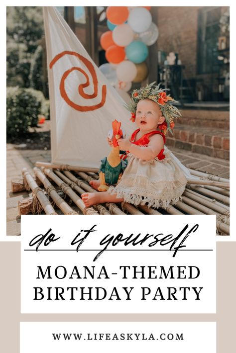 moana birthday party Moana 5th Birthday Party Ideas, Moana Birthday Party Diy, Moana Party Crafts, Moana Inspired Birthday Party, Moana Birthday Decorations Diy, Moana Maui Birthday Party, Moana Centerpieces Ideas Diy, Moana Theme First Birthday Party, Moana Birthday Party Decor