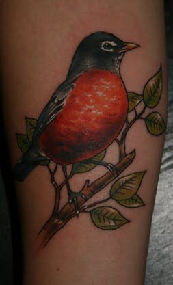 Branch American Robin Tattoo, Robin Tattoos, Respect Tattoo, Robin Bird Tattoos, Robin Tattoo, Cardinal Tattoos, Bird Tattoo Wrist, Robins Nest, Tattoo Bird