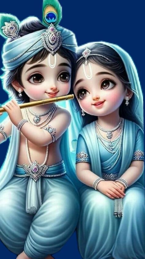 Cute Radha Krishna Wallpaper Cartoon, Krishna With Radha Images Hd Wallpaper, Radhe Krishna Cartoon Images, Bal Radha Krishna Wallpaper, Bala Krishna Images Hd, Cute Krishna Images Hd Wallpaper, Krishna Radhe Image Hd, Cute Kanha Wallpaper, Radha Krishna Anime Wallpaper