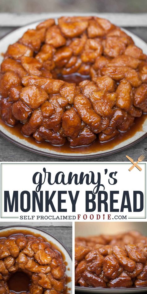 Monkey Bread Recipe, Canned Biscuits, Breakfast Sweets, Monkey Bread, Bread Recipes Homemade, Breakfast Time, Breakfast Dishes, Breakfast Casserole, Be Careful