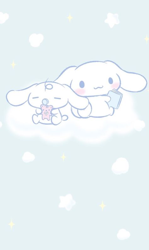 Cinnamoroll Milk Wallpaper, Cinnamon Drawing, Cinnamoroll And Milk, Sanrio Wallpapers, Cute Home Screens, Kawaii Background, Future Wallpaper, Cute Blue Wallpaper, Collage Drawing