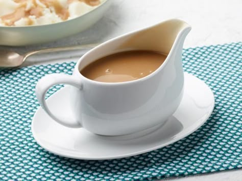 Get Brown Gravy Recipe from Food Network Thanksgiving Gravy Recipes, Homemade Brown Gravy, Brown Gravy Recipe, Thanksgiving Gravy, Vegetarian Gravy, Vegan Gravy, Brown Gravy, Gravy Recipe, Gravy Recipes