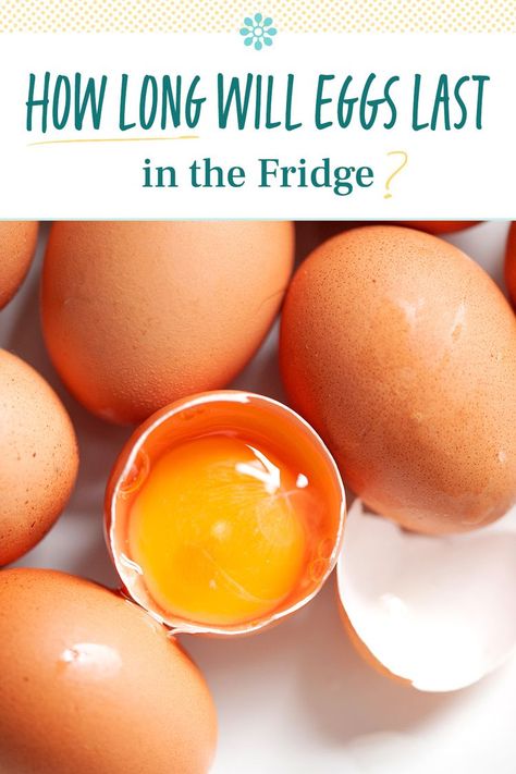 How Long Do Boiled Eggs Last In Fridge, How Long Do Eggs Last, Storing Eggs, Freezing Eggs, Best Egg Recipes, Fresh Dates, Breakfast Specials, Cracked Egg, Egg Dish