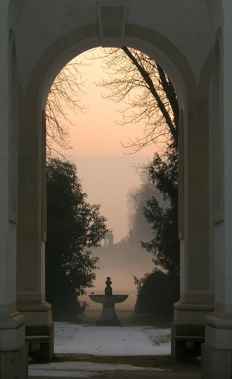 Villa Pisani, Strà, Italy | photo by Matteo Cargasacchi Paradis Sombre, Fotocamere Vintage, Art Amour, Academia Aesthetic, Nature Aesthetic, Pretty Places, Aesthetic Photo, Dark Aesthetic, Pretty Pictures